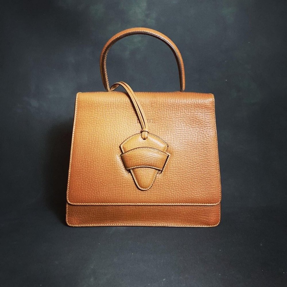 Loewe Vintage Barcelona Handbag w/ Shoulder Strap